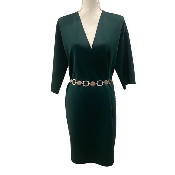 Zara Trafaluc Green Dress  - Picture 2 of 7